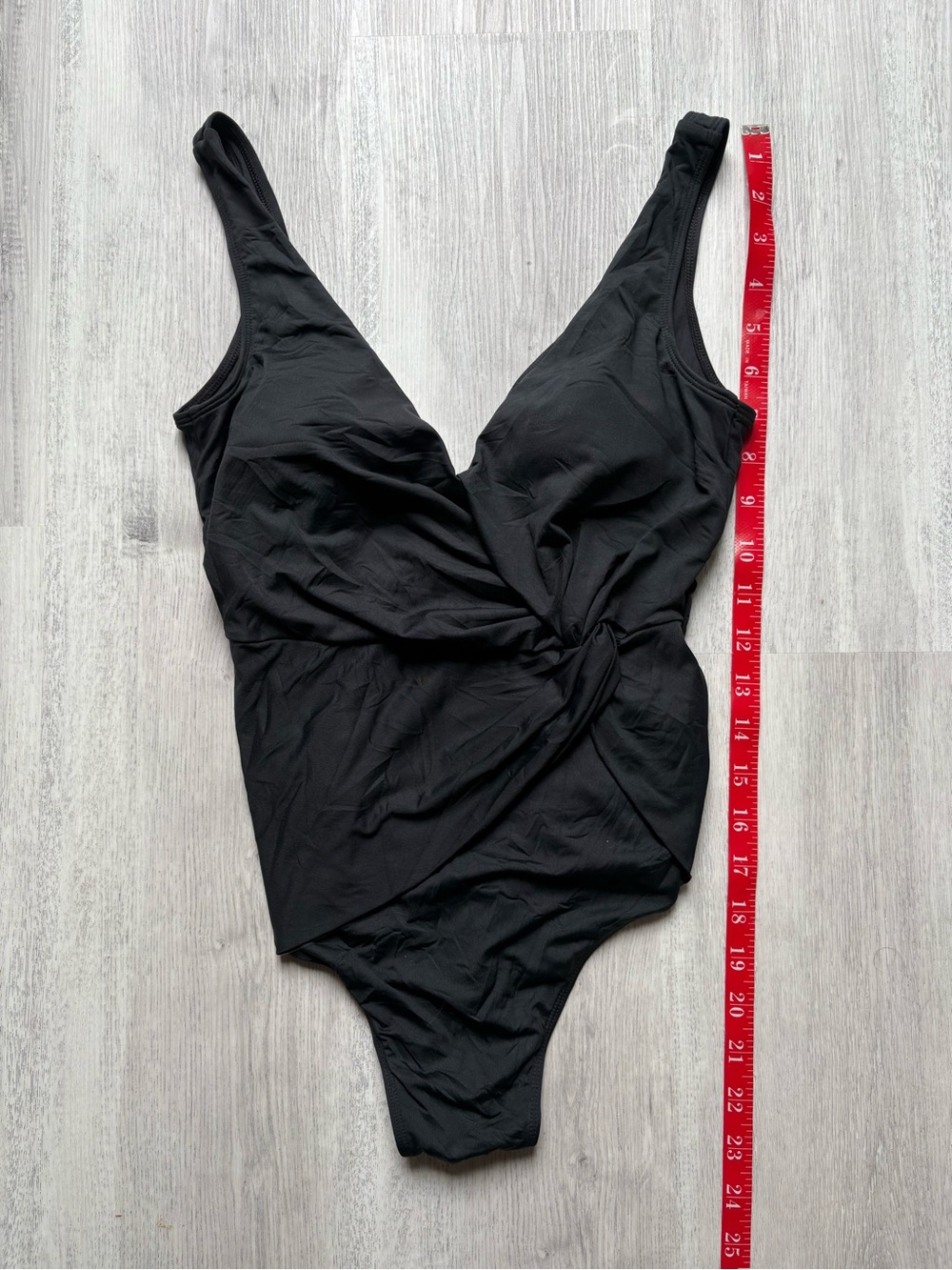 Summersalt Black Twist-Front One-Piece Swimsuit Size 4 - Picture 11 of 11